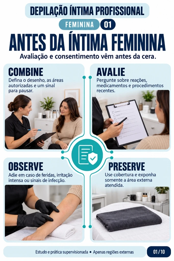Mapa Mental - Depilação Íntima Profissional Feminina